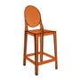 Kartell - One More tabouret de bar, H 65 cm, ambre
