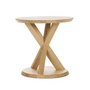 ClassiCon - Volkshaus table d'appoint, Ø 50 cm x H 48 cm, chêne naturel