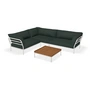 HOUE - Level 2 Set de salon 7, incl. table d'appoint, muted white / alpine