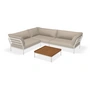 HOUE - Level 2 Set de salon 7, incl. table d'appoint, muted white / ash