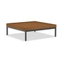 HOUE - LEVEL - LEVEL 2 Table basse, 81 x 81 cm, bambou / gris foncé