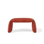 nanimarquina - Banc plié, moyen, 97 x 45 cm, rouge safran