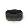 nanimarquina - Tres Persian Pouf, Ø 90 x H 40 cm, large, noir
