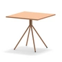 Vermobil - Table Twist, 80 x 80 cm, corten