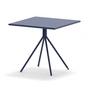 Vermobil - Table Twist, 80 x 80 cm, bleu foncé