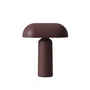 Normann Copenhagen - Porta LED Lampe de table à accu, marron