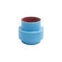 Acapulco Design - Los Floreros Vase, CDMX_ST1, cenote, bleu clair / bordeaux