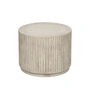 Broste Copenhagen - Rillo Table d'appoint, Ø 56 x H 42 cm, beige antique