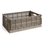 HAY - Colour Crate Corbeille L, 53 x 34,5 cm, warm grey, recycled