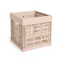 HAY - Colour Crate Corbeille Cube, 29,5 x 29,5 cm, poudre, recyclée