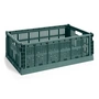 HAY - Colour Crate Panier L, 53 x 34,5 cm, vert foncé, recycled