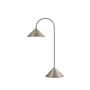 Frandsen - Grasp Lampadaire LED à accu, H 47 cm, acier inoxydable brossé