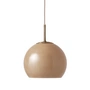 Frandsen - Ball Lampe suspendue verre Ø 25 cm, cappuccino