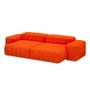 OUT Objekte unserer Tage - Canapé Henn 03, 280 x 140 cm, orange pur (Vidar 4 0542 by Kvadrat / Raf Simons)