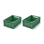 LIEWOOD - Weston Boîte de rangement, S, dusty ivy (lot de 2)