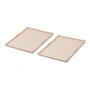 LIEWOOD - Weston Couvercle pour boîte de rangement, M, sandy (lot de 2)