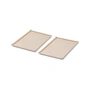 LIEWOOD - Weston Couvercle pour boîte de rangement, S, sandy (lot de 2)