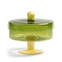 & klevering - Duo Verre de rangement Ø 22 x 20 cm, vert / jaune
