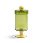 & klevering - Duo Verre de rangement, Ø 11,5 x 27 cm, vert / jaune