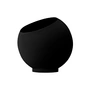 AYTM - Globe Pot de fleurs, Ø 37 x H 32,2 cm, noir / noir
