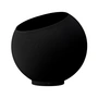 AYTM - Globe Pot de fleurs, Ø 60 x H 50 cm, noir / noir