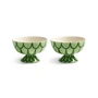 & klevering - Sirène Bowl, Ø 12,5 cm, vert (set de 2)