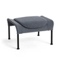 HAY - O2 Ottoman, noir / gris (Lift) (Patins en feutre)