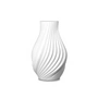 Lyngby Porcelæn - Twist Vase H 18 cm, blanc