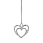Rosendahl - Pearl Heart Pendentif H 6,5 cm, argent