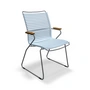 HOUE - CLICK Outdoor Dining fauteuil à haut dossier, dusty light blue