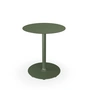 HOUE - Pico table de jardin, Ø 64 cm, piétement rond, vert olive