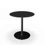 HOUE - Pico table de jardin, Ø 74 cm, piétement rond, noir