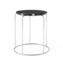 & Tradition - Wire VP11 Plateau de table, Ø 38 cm, marbre noir (Nero Marquina)
