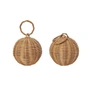 Ferm Living - Braided Baubles Décorations de Noël, nature (set de 2)