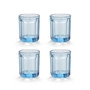 Serax - Fish & Fish Verre M, bleu (set de 4)