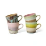 HKliving - 70's Tasses Americano, 260 ml, rococo (set de 4)