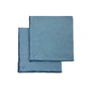 HKliving - Ease Serviettes, 50 x 50 cm, mist blue (set de 2)