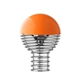 Verpan - Wire Lampe de table LED avec accu, Ø 18 cm, chrome / orange