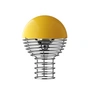 Verpan - Wire Lampe de table LED avec accu, Ø 18 cm, chrome / jaune