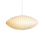 HAY - Nelson Saucer Bubble Lampe à suspendre M, Ø 6 3. 5 x H 2 5. 5 cm, blanc cassé