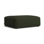 HAY - Mags Soft Ottoman S02 (S), vert foncé (Maglia) / Coutures : beige (patins en feutre)