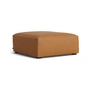 HAY - Mags Soft Ottoman S01 (XS), cognac (Sense) / Coutures : beige (patins en feutre)