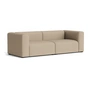 HAY - Mags Sofa 2,5 places, combinaison 1, warm grey (Maglia) (patins en feutre)