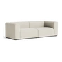 HAY - Mags Sofa 2,5 places, combinaison 1, crème ( Linara 440) (patins en feutre)