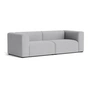 HAY - Mags Sofa 2,5 places, combinaison 1, gris clair ( Linara 443) (patins en feutre)