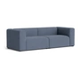 HAY - Mags Sofa 2,5 places, combinaison 1, bleu ( Linara 198)