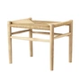 FDB Møbler - J83 Tabouret, hêtre savonné / tressage naturel (édition spéciale)