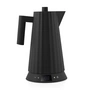 Alessi - Plissé Bouilloire à température réglable 1,7 l, noir