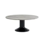 Muuto - Midst table basse, Ø 90 cm, marbre gris / noir