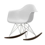 Vitra - Eames Plastic Armchair RAR RE, érable foncé / chrome / blanc coton